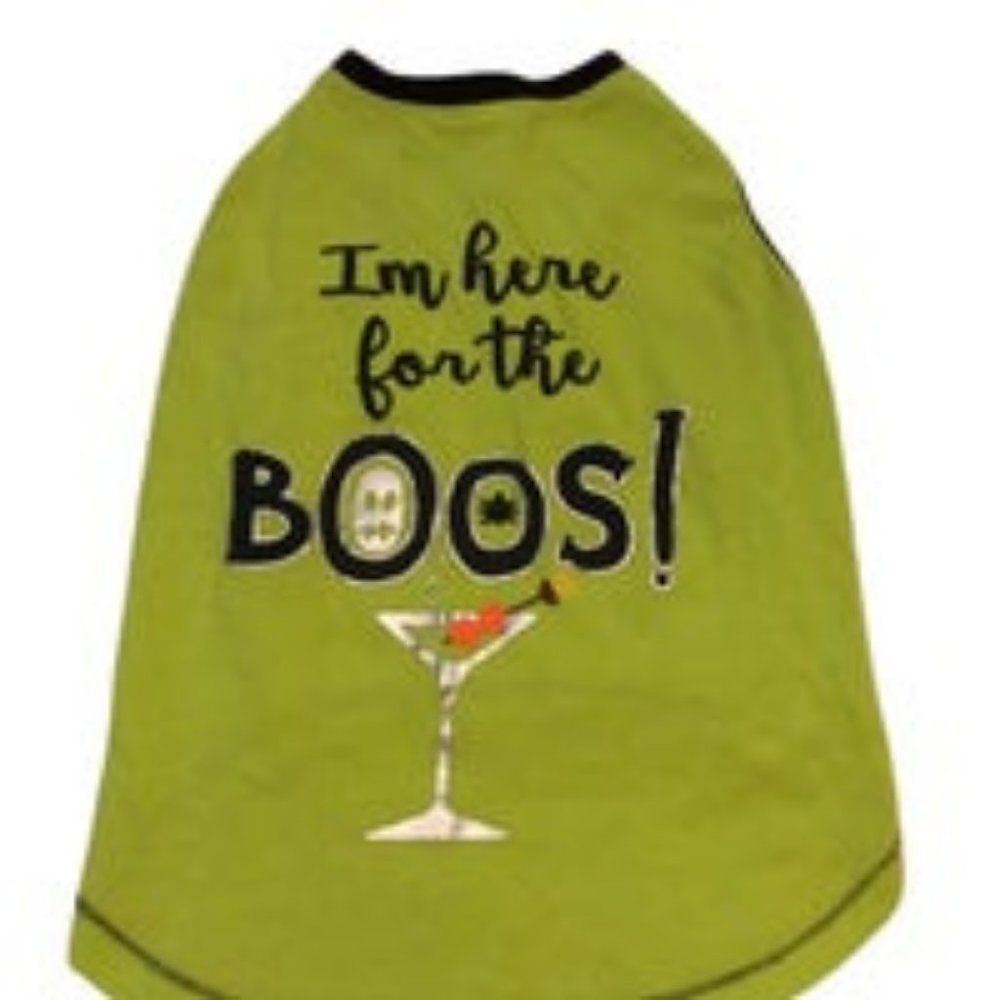 Thrills & Chills Collection ~ Dog Apparel Halloween I'm here for the BOOS size S